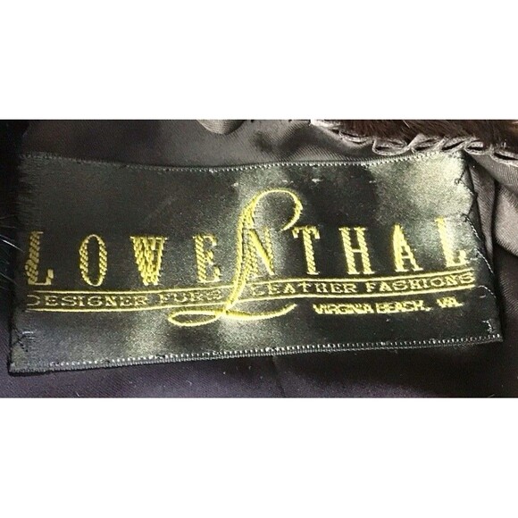 Lowenthal Fur Custom Women Sz 10 Full Length Mahogany Mink Coat MSRP $4550 - Picture 7 of 16